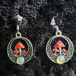 Mushroom Earrings